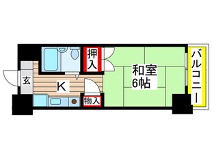 露橋ロイヤルハイツの物件間取画像